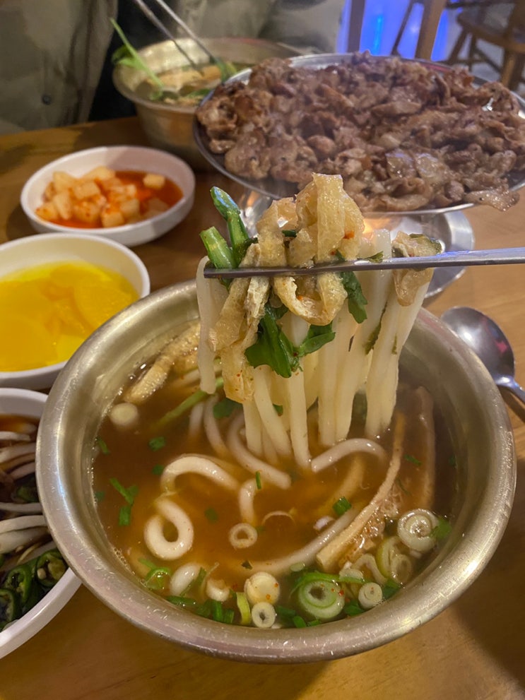  대구 달서구 유천네거리 북성로우동에서 야식 먹기 / 내돈내산