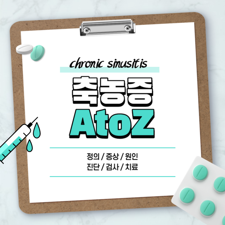  축농증 A to Z 【#부비동염 #뜻 #증상 #치료 #약 #수술 #완화 #완치 #낫는법 #방치 #전염 #급성 #만성 #음식 #아기 #유아 #두통】