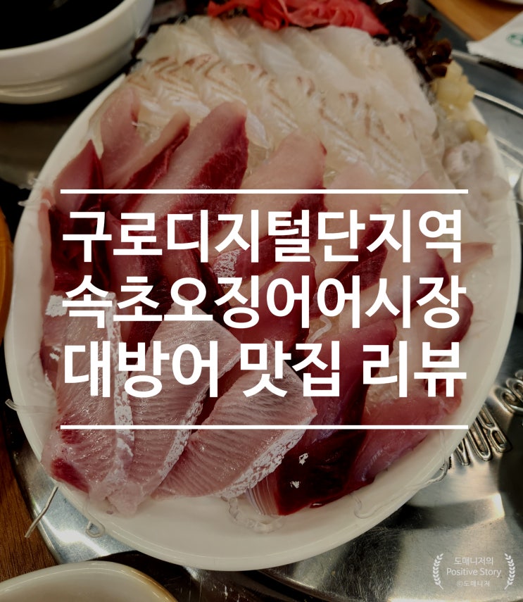  구로디지털단지역_속초오징어어시장_대방어 먹기 좋은 횟집 방문 리뷰[음식 리뷰]