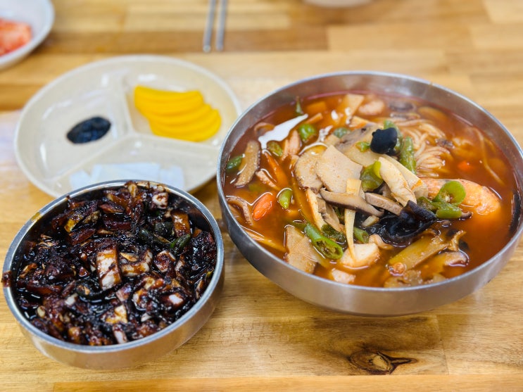 군산 짬뽕 맛집 지린성 | 고추짜장, 고추짬뽕 후기(주차, 웨이팅):전북/군산