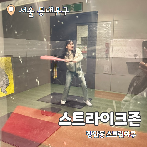  스트라이크존 : 장안동 놀거리 스크린야구 추천