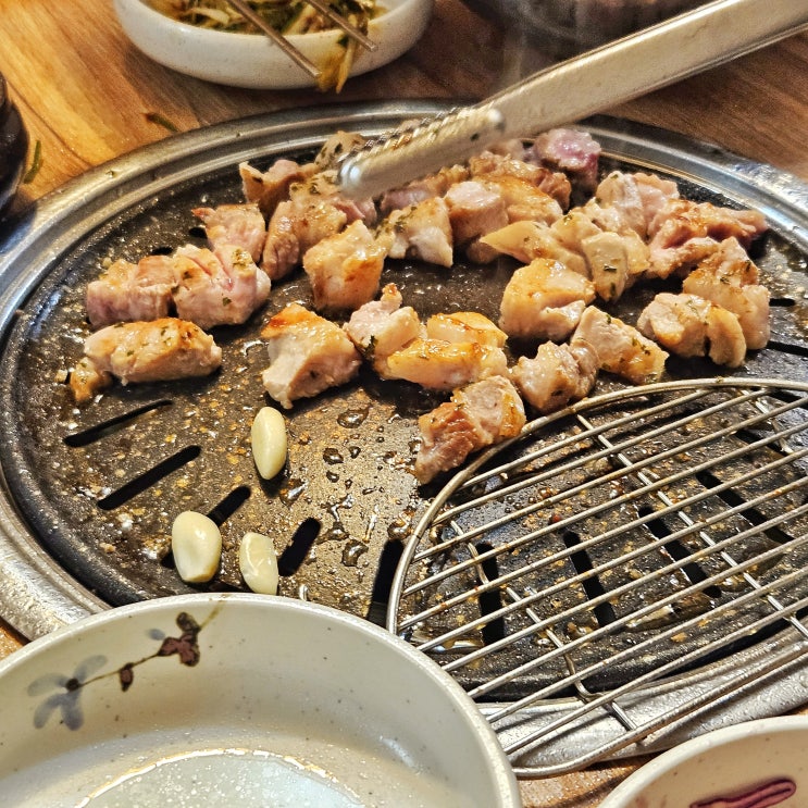 부산 연산동 삼겹살 맛집 화로숯불갈비촌 한돈삼겹살 주문