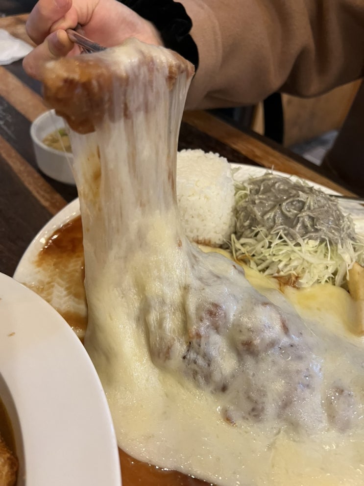  뚝섬유원지역 맛집 / 안 먹으면 후회하는 경양식치즈돈까스가 있는 '좁은식당'