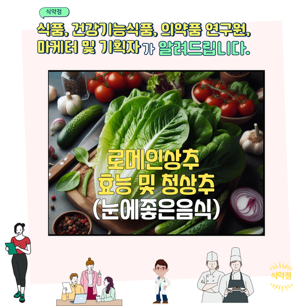  로메인상추 효능 및 청상추 (눈에좋은음식)