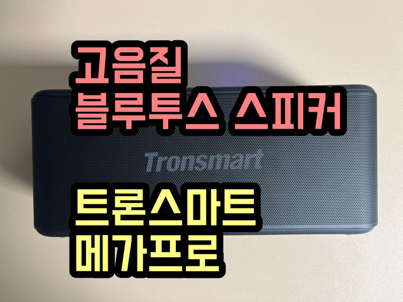 고음질 블루투스 스피커 트론스마트 메가프로 사용 후기