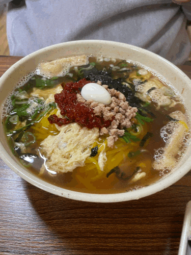 내돈내산 대전근교 옥천 물쫄면 맛집풍미당