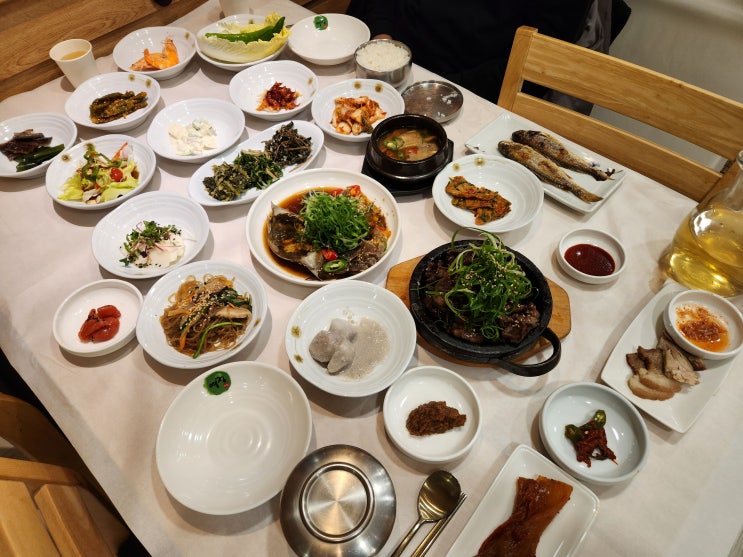  대전 동학사 맛집, 여정 정갈한 석갈비 간장게장 한정식