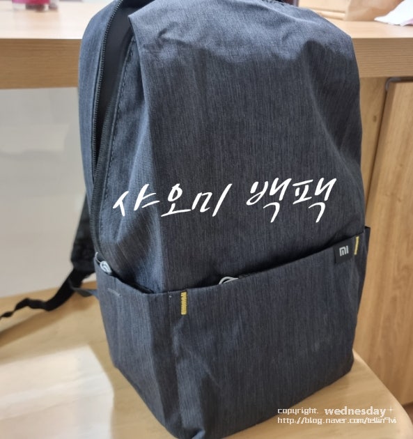 샤오미 초경량 미니 백팩 - 운동가방 자전거가방으로 딱좋네