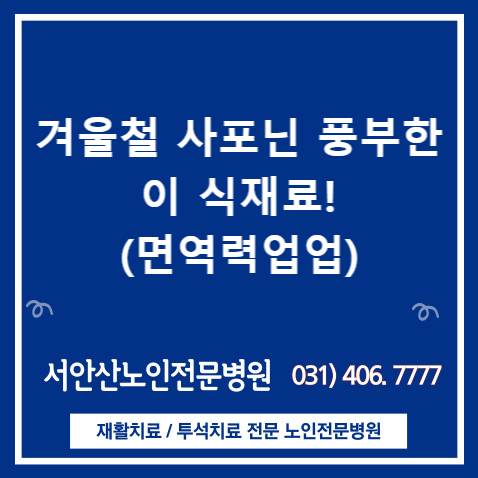  겨울철 사포닌 풍부한 이 식재료!