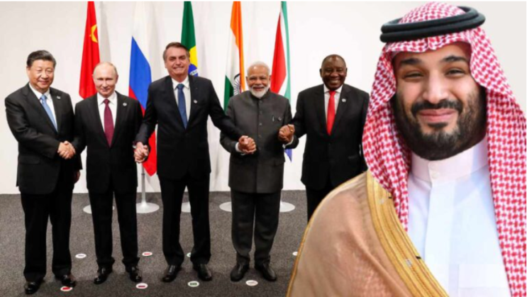  사우디아라비아, 중국과 러시아와 같은 배(BRICS)를 타다