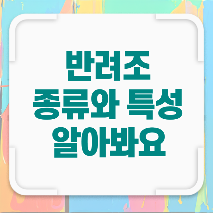  반려조관리사 1급 자격증 후기 전격분석 !
