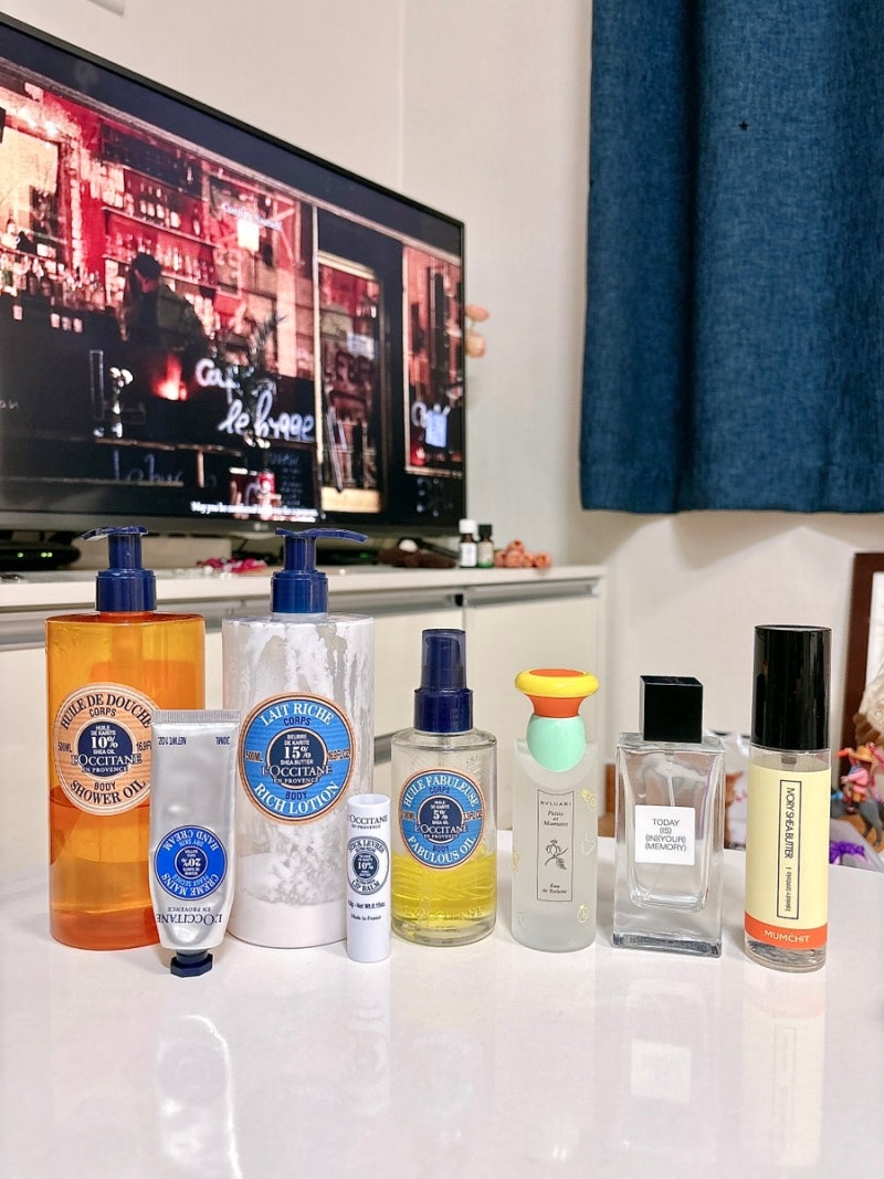 살냄새 향수 추천 여자 향수 베이비파우더향 불가리 쁘띠에마망 록시땅 시어버터 바디로션
