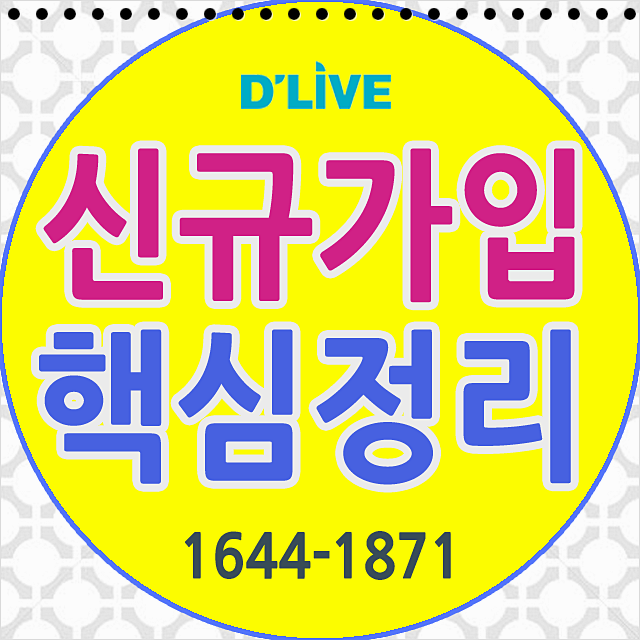 <b>딜라이브</b> 구로케이블 효율성 갑 !