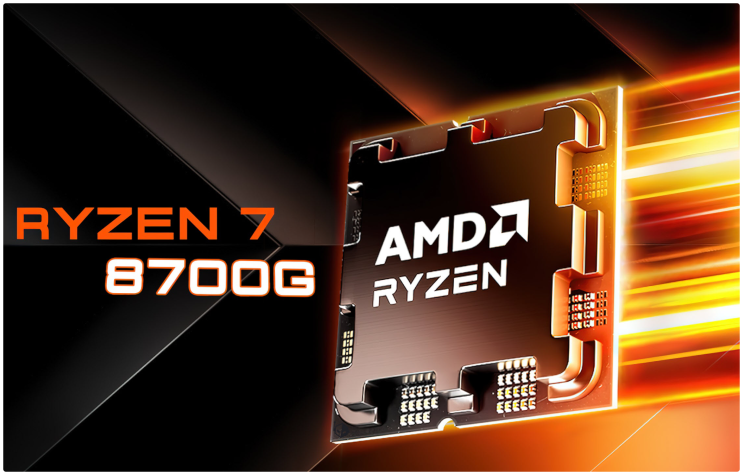  AMD 라이젠 7 8700G "호크 포인트" 데스크탑 APU 유출