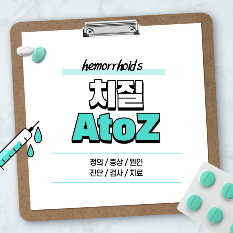  치질 A to Z 【#뜻 #종류 #원인 #약 #초기증상 #연고 #완화 #운동 #자세 #음식 #통증 #재발 #피 #혈변 #3기 #4기 #치열 #치루 #치핵 #내치핵 #외치핵】