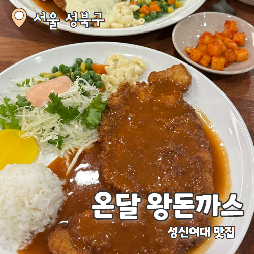  온달왕돈까스치킨호프 : 성신여대맛집 왕돈까스 내돈내산 후기