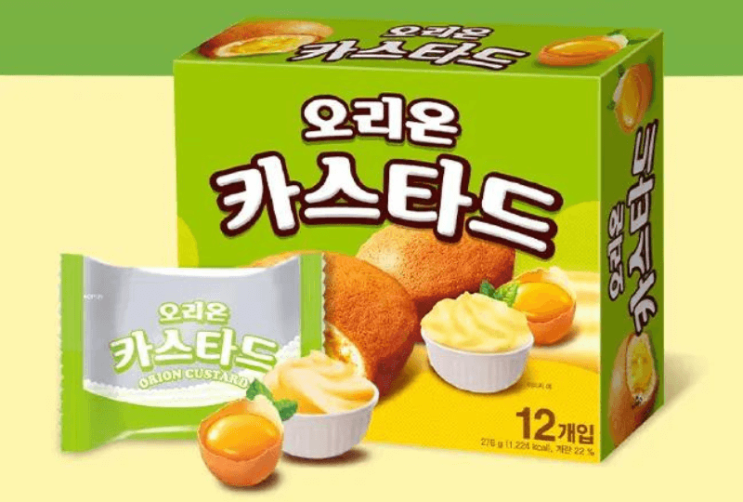  오리온 카스타드 식중독균 검출 판매중지・회수
