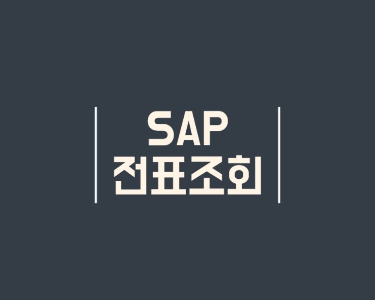  ERP SAP 회계전표 조회 방법  FB03