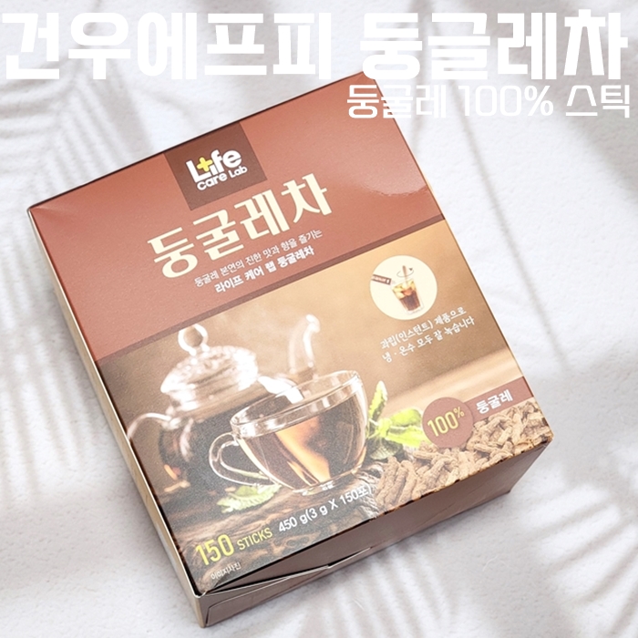  건우에프피 라이프 케어 랩 둥글레차, 둥굴레 100% 스틱으로 쉽게 녹아 먹기 편해요