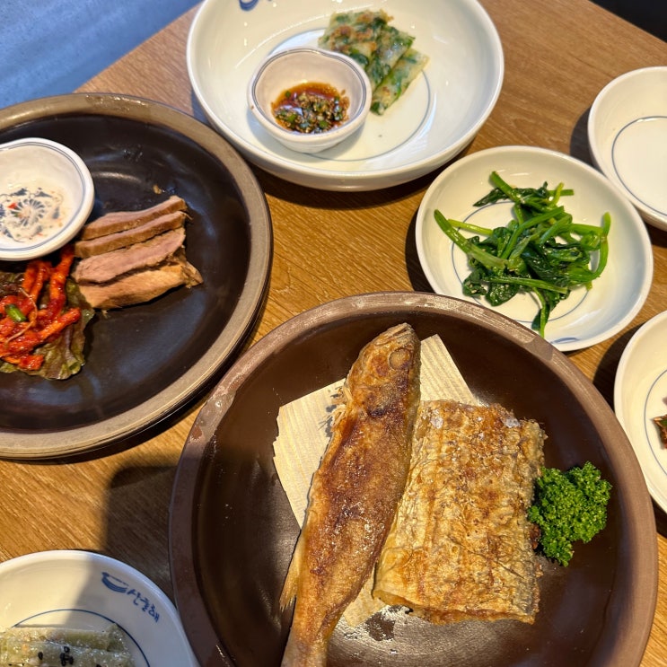 깔끔한 한정식 그리고 모임장소로 좋은 산들해 송파점