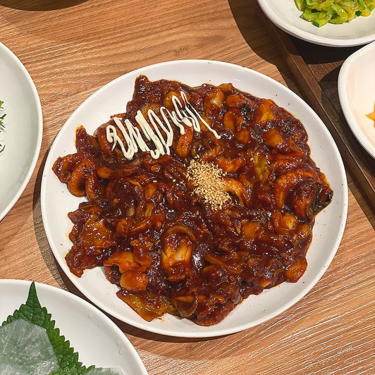  귀산맛집 불쭈꾸미정식 후기 : 호불꽃쭈꾸미