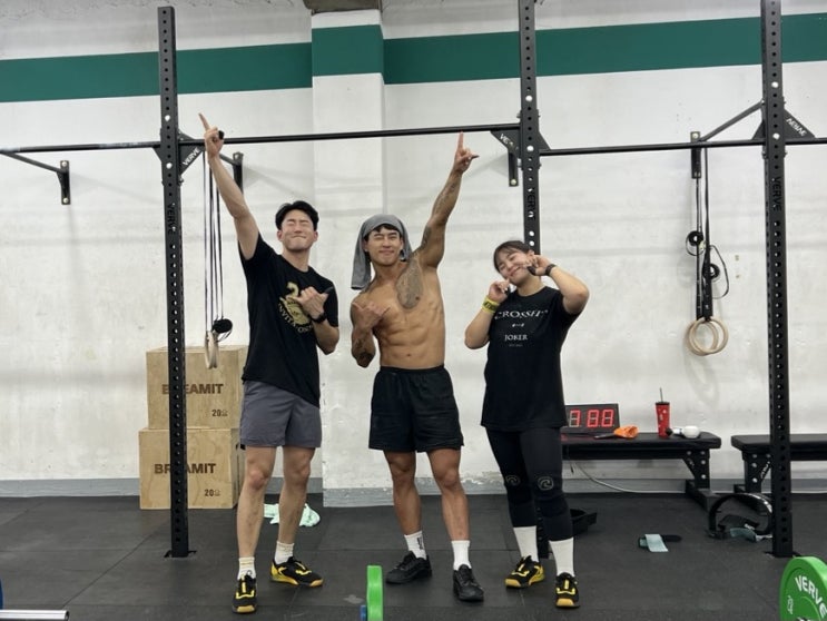  <쮼핏 30일지> 김해크로스핏, 크로스핏 조커 와드 역도 동작 진행시켜!!!(오랜만 크로스핏 조커 삼정점에서 운동)