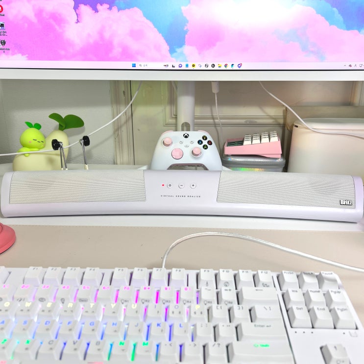  브리츠 사운드바 컴퓨터 스피커, 깔끔한 매력의 BZ-SP600X