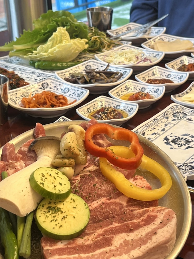  천안 맛집 고기 명작 불당동 한 돈 이베리코 고깃집