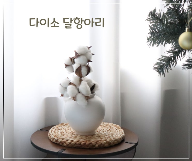  다이소 달항아리 단아하게 복 들어오길!