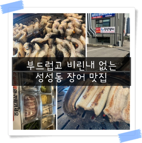  비린내 없고 부드러운 성성동장어 맛집 천년장어