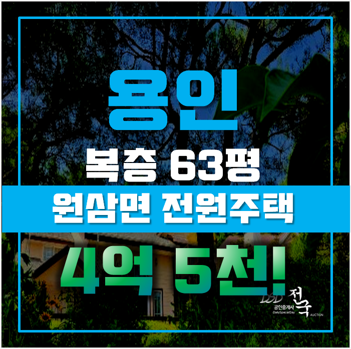 용인전원주택 처인구 원삼면 독성리 주택 63평 4억대 용인전원주택 처인구 원삼면 독성리 주택 63평 4억대
