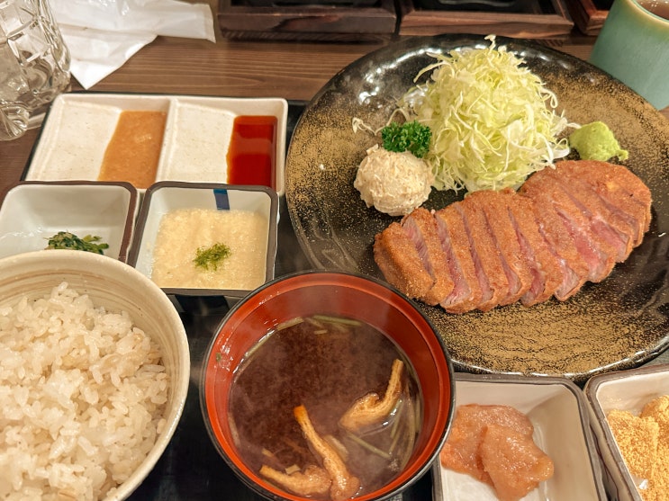  오사카 모토무라 규카츠 도톤보리 맛집 난바 본점 보다 분점 메뉴 예약 가격 웨이팅