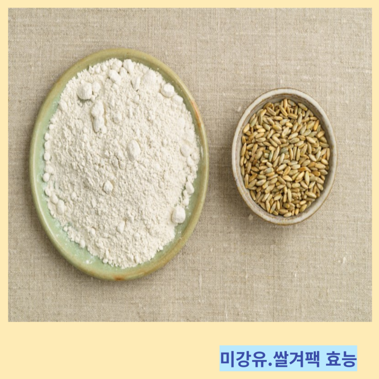 쌀겨가루 활용한 쌀겨팩 미강유 효능 및 바른 사용법