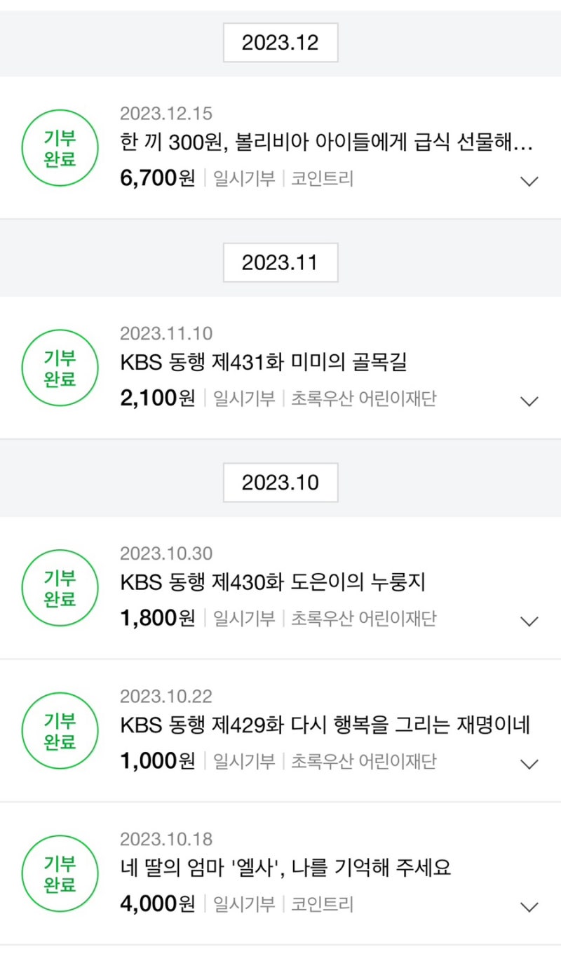 2024 해피빈 첫기부 인증! 새해 첫 기부, 네이버 해피빈 기부 ft.코인트리 : 네이버 블로그