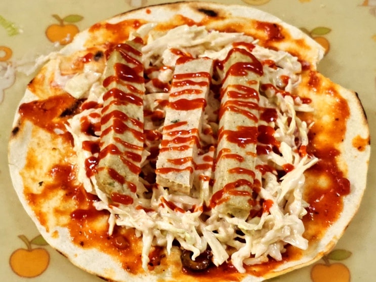 가벼운 밤야식 허닭 닭가슴살 브리또 만들기