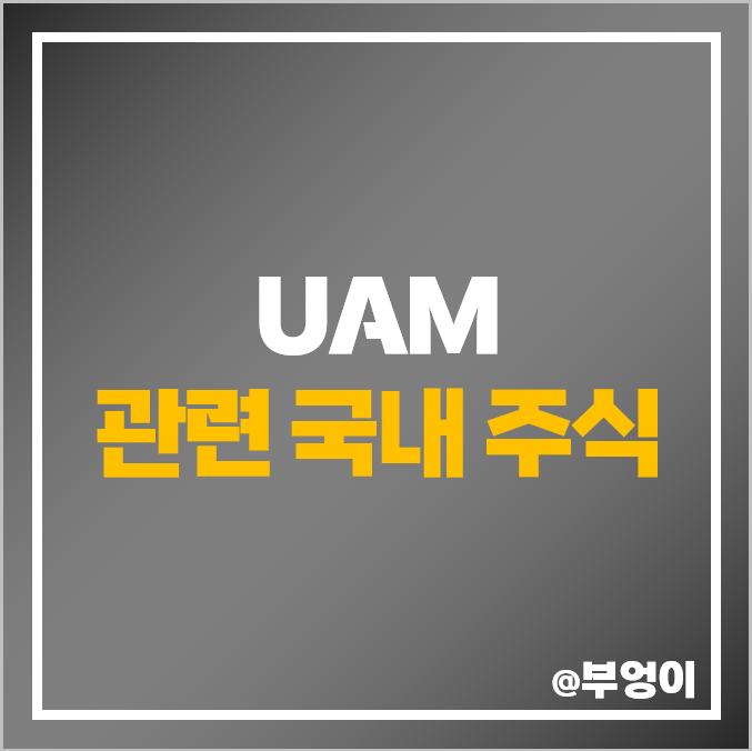 UAM 관련주 대장주 한국한공우주 주식 KT 제주항공 주가