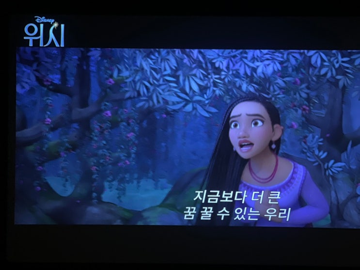  디즈니 100주년 기념작 영화 위시(후기/쿠키)
