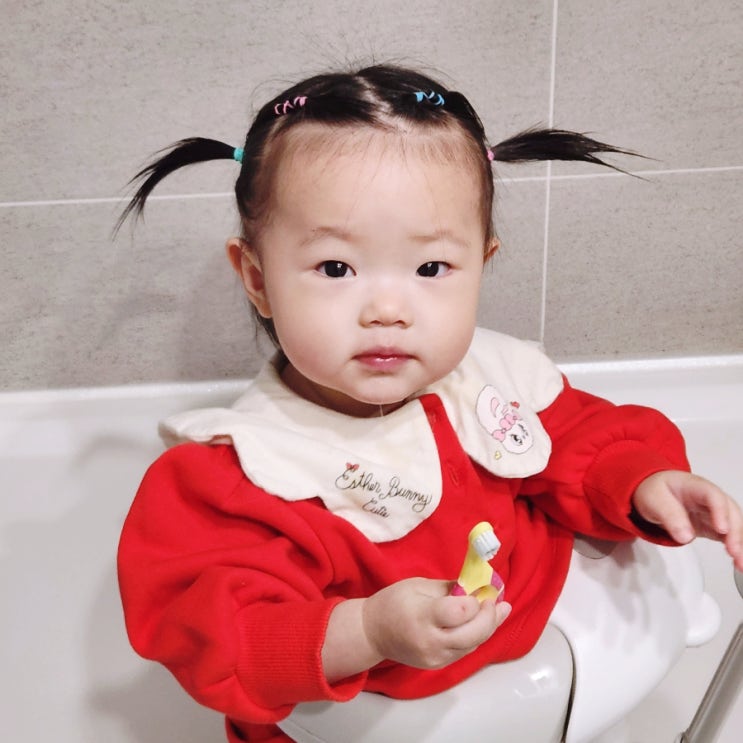  13개월아기 고불소치약 예꼬맘 3단계 조르단치약 1단계 비교