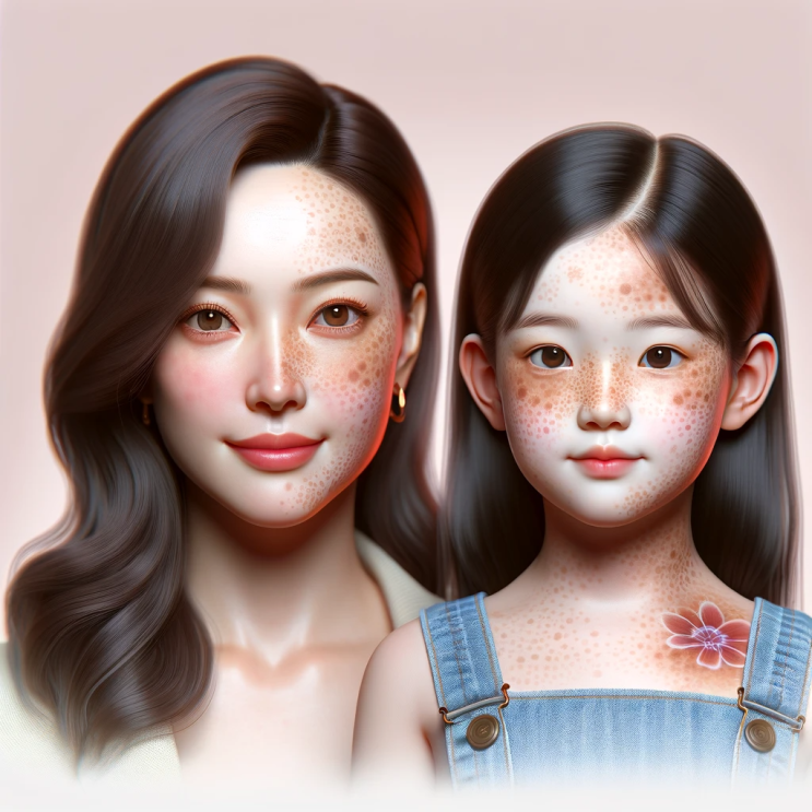  얼굴기미도 유전? 원인 예방법 치료방법(가족 유전가능성)