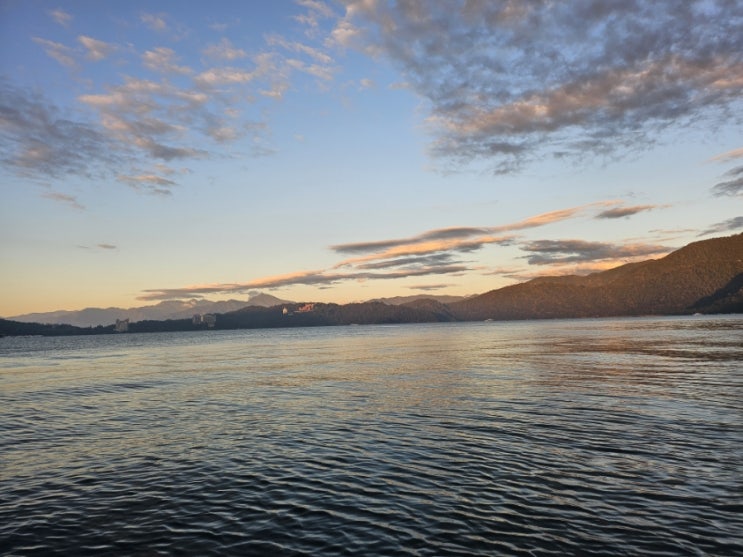 대만 타이중 가족여행 아름다운 산위의 호수 일월담