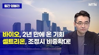 바이오, 2년 만에 온 기회 셀트리온, 조정시 비중확대!