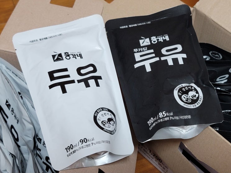  저칼로리 다이어트 무가당 총각네 두유 추천!