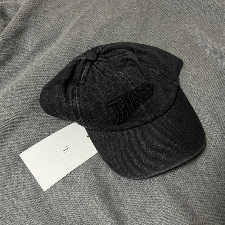  [트리밍버드 TREEMINGBIRD] 트리밍버드's 데님 볼캡 모셔왔습니다 | TRMNGBD Ball Cap_Black Denim