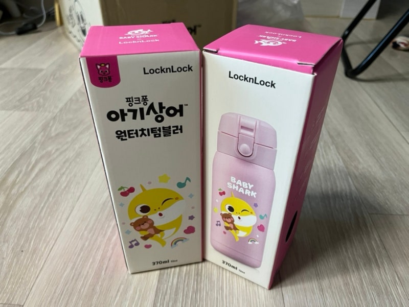 락앤락 아기상어 원터치텀블러