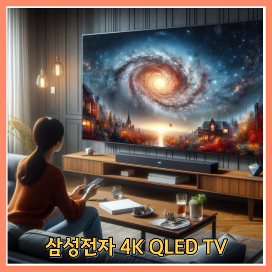  삼성전자 4K QLED TV 제품 리뷰 집에서의 엔터테인먼트의 미래를 엿보다