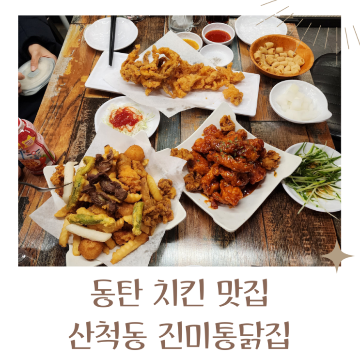  동탄치킨 산척동 치킨 맛집 모둠반반치킨 추천