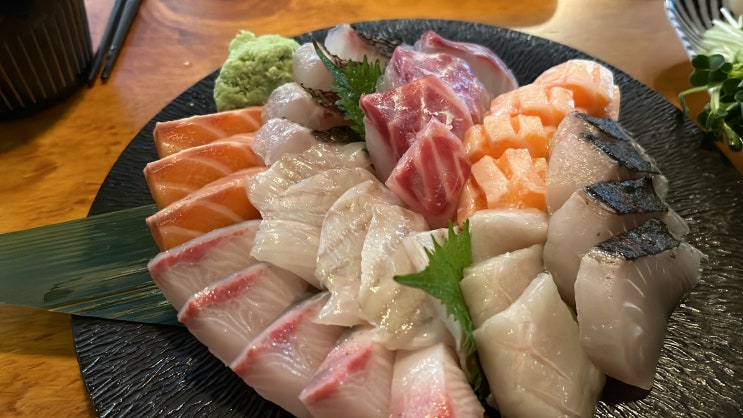  쫀득쫄깃 쫠깃한 신선한 숙성회를 맛볼 수 있는 합정역 횟집 어부블루스 와사비까지 직접 만드는 홍대횟집 어부블루스 합정 횟집