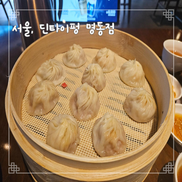 서울 명동 데이트 딘타이펑 명동점 대만식 우육면 샤오롱바오 샘플러