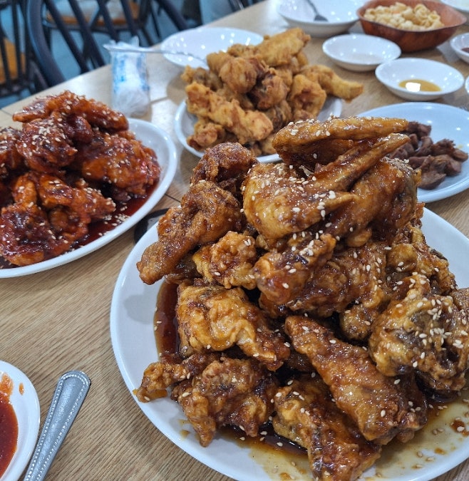  수원 남문 치킨 거리 용성 통닭 왕갈비 치킨, 반반치킨, 내돈내산 후기+ 주차장 정보 알려드려요