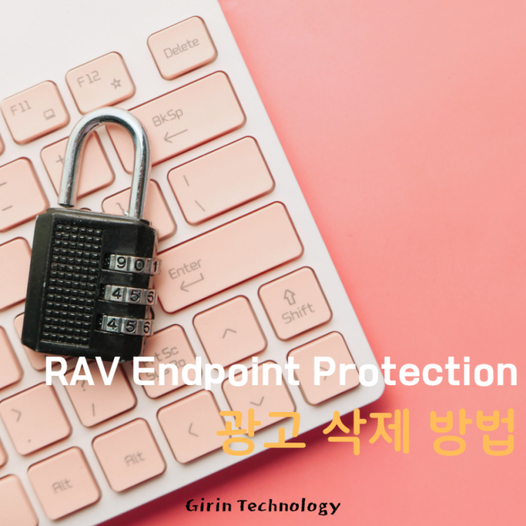  RAV Endpoint Protection 설치는 왜? 광고 삭제 방법